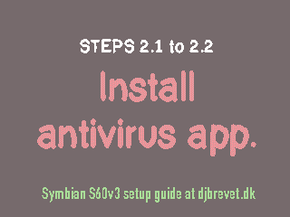 Step 2.1 to 2.2: Install Symbian Hack